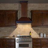 ZLINE 48" Designer Series Embossed Copper Finish Wall Range Hood (KB2-EBXXX-48)