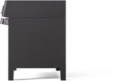 Panoramagic 36 Inch Electric Freestanding Range in Matte Black with Trim