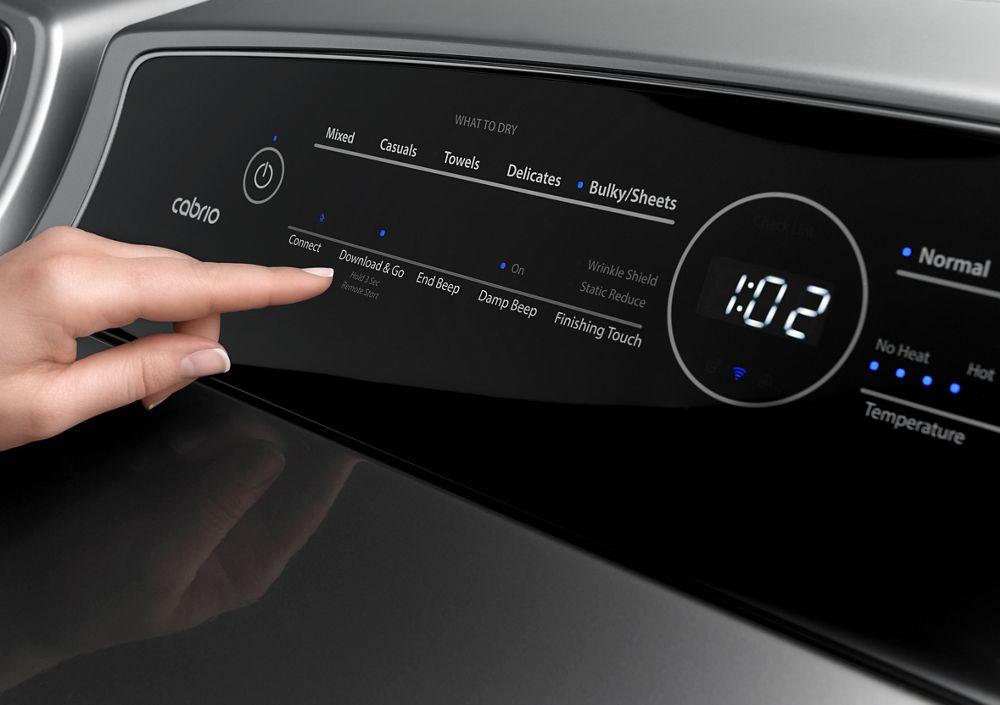 8.8 cu.ft Smart Top Load Gas Dryer with Remote Control