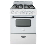 Avanti 24" Gas Range - Black