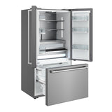 36 Inch Counter Depth Freestanding French Door Refrigerator With Internal Water and Ice