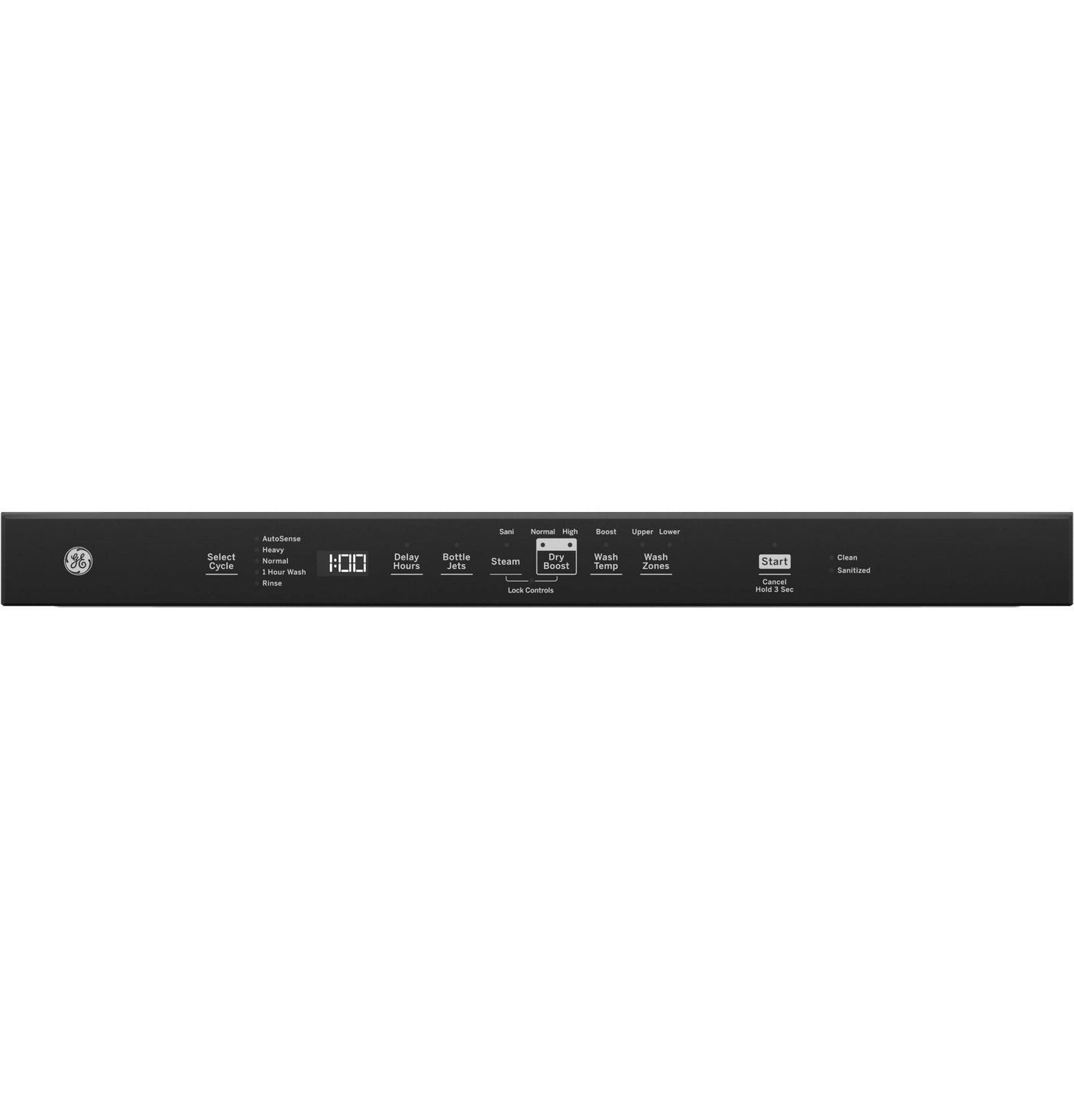 GE® ENERGY STAR® Top Control with Plastic Interior Dishwasher with Sanitize Cycle & Dry Boost