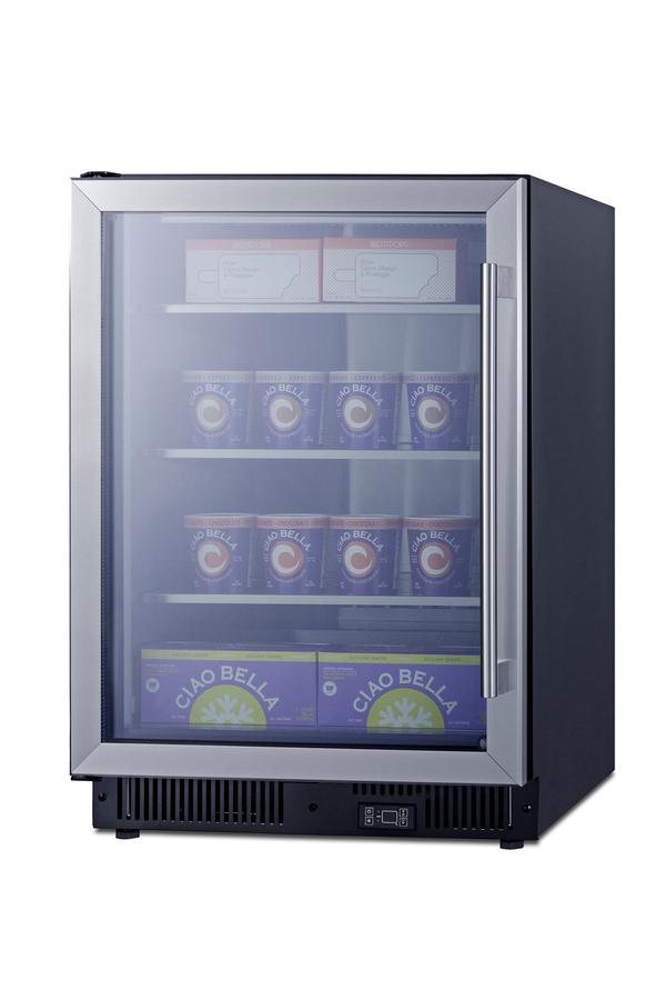 24" Wide Commercial Display Freezer