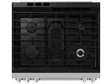 Bespoke Smart Slide-in Dual Fuel Range Pro Style Elite Design  Illuminated Knobs  Air Fry Max