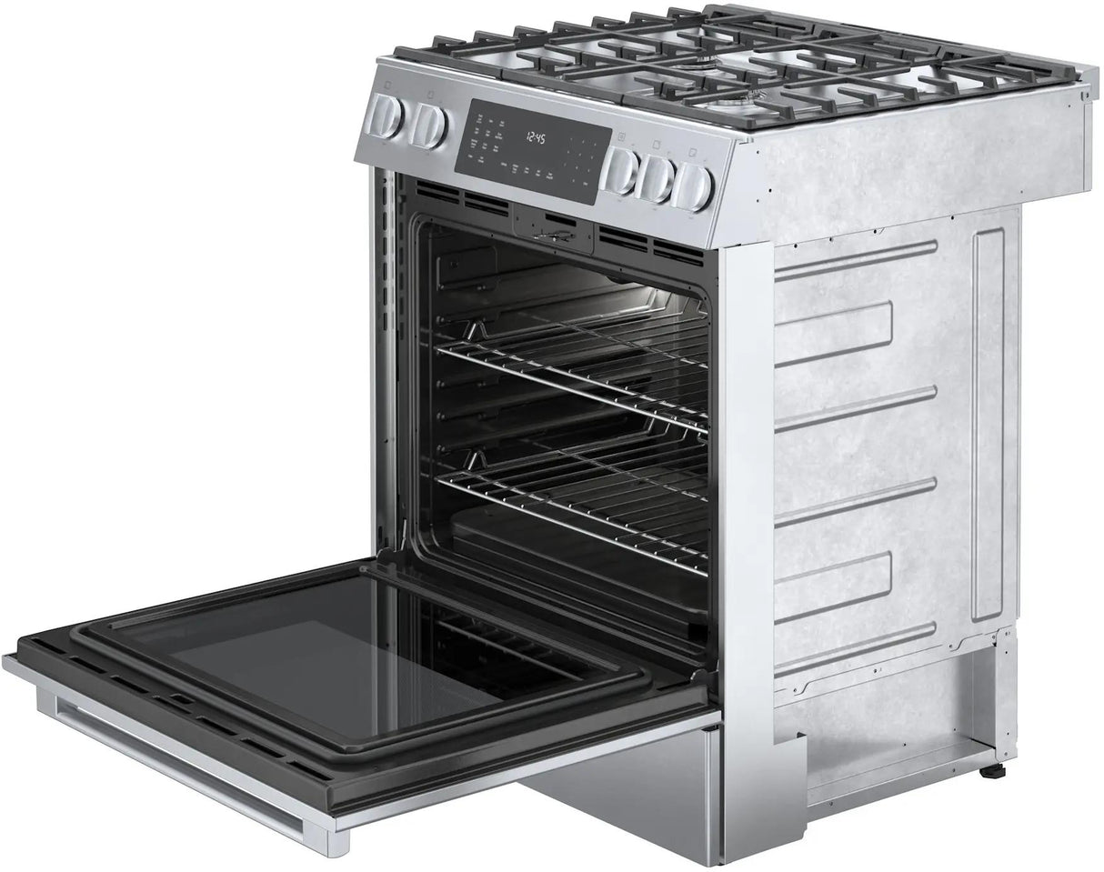 800 Series Dual Fuel Slide-in Range 30" Stainless Steel