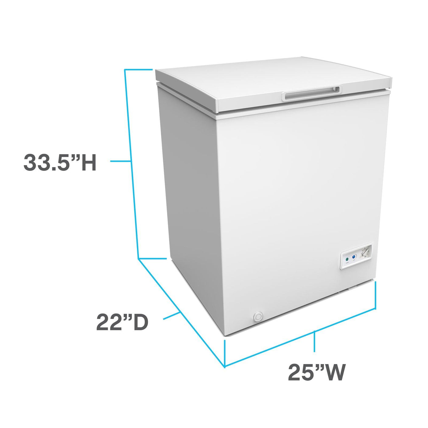 Avanti Garage Ready Chest Freezer, 5.0 cu. ft.