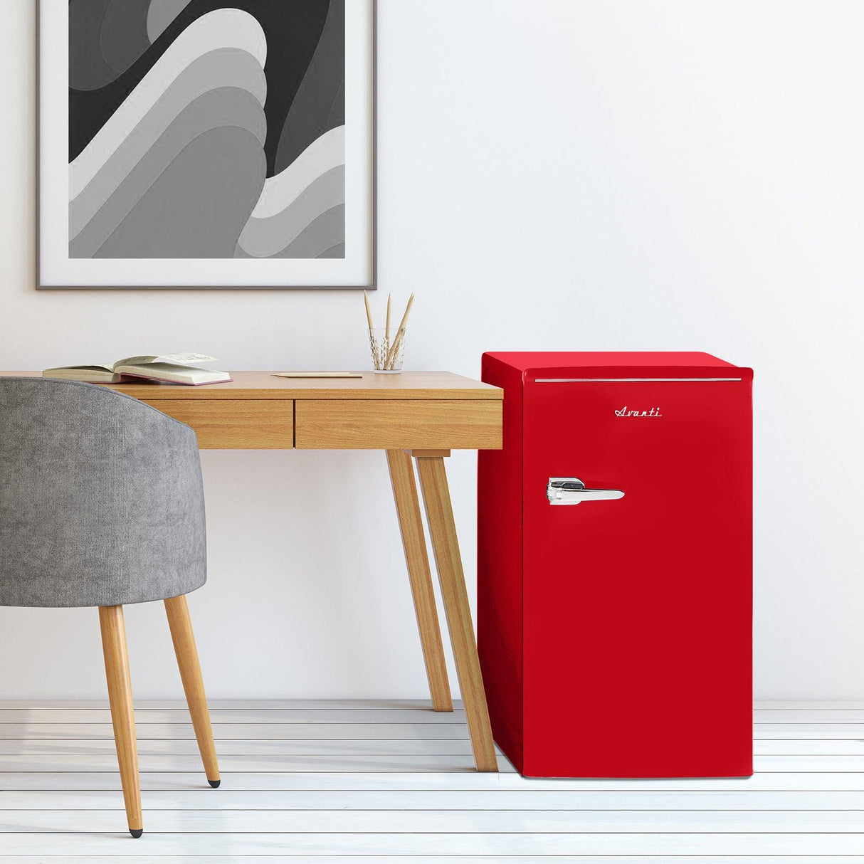Avanti 3.0 Cu. Ft. Retro Compact Refrigerator - Robin's Egg Blue