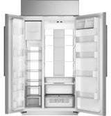 Monogram 42" Smart Built-In Side-by-Side Refrigerator