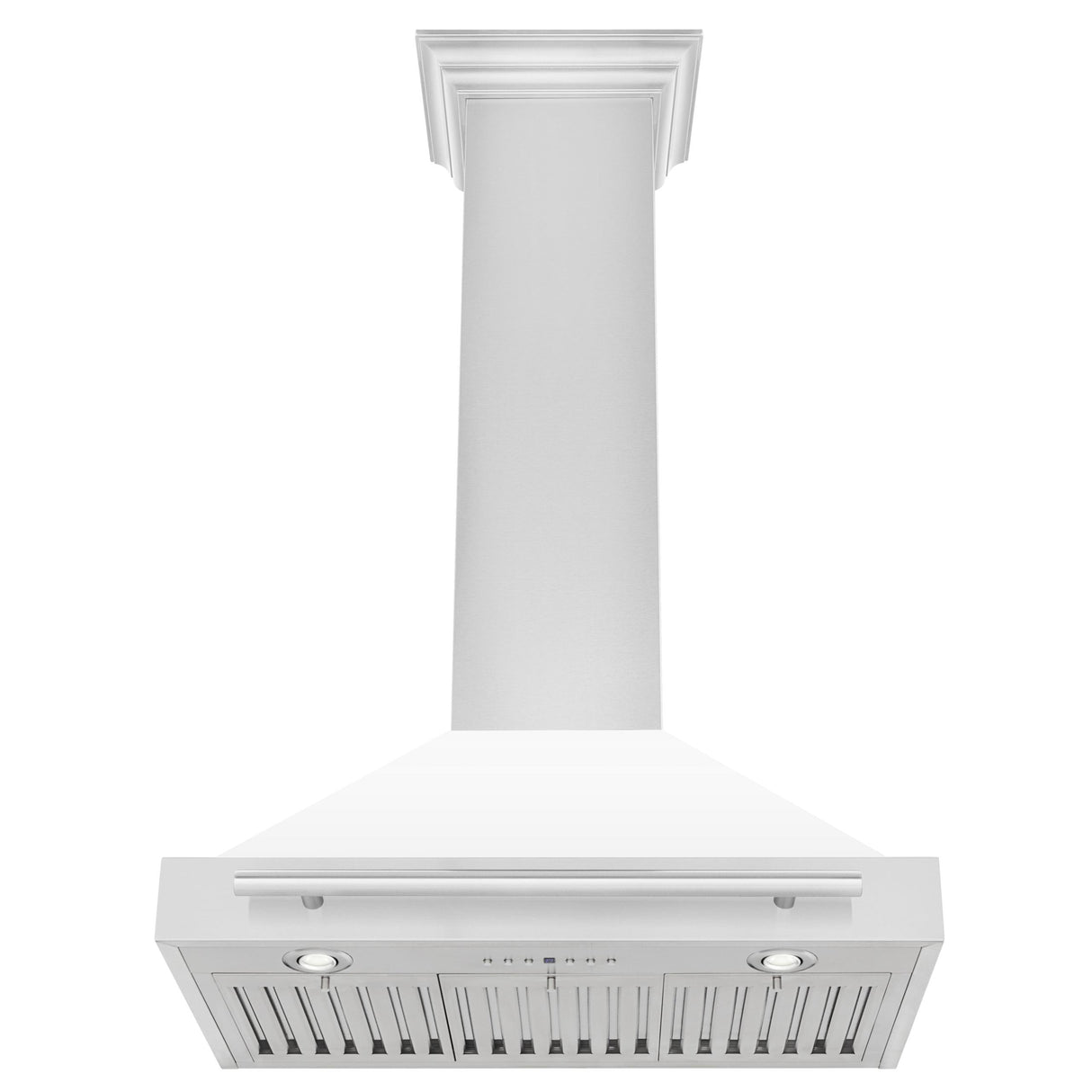 ZLINE 30 in. Convertible Stainless Steel Range Hood with Stainless Steel Handle (KB4STX-30) [Color: White Matte]