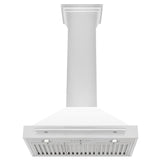 ZLINE 30 in. Convertible Stainless Steel Range Hood with Stainless Steel Handle (KB4STX-30) [Color: White Matte]