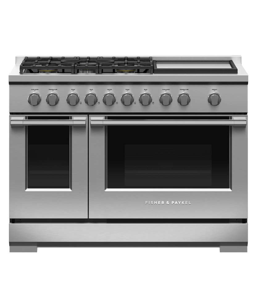 48" Series 7 Professional 5 Burner with Griddle Gas Range