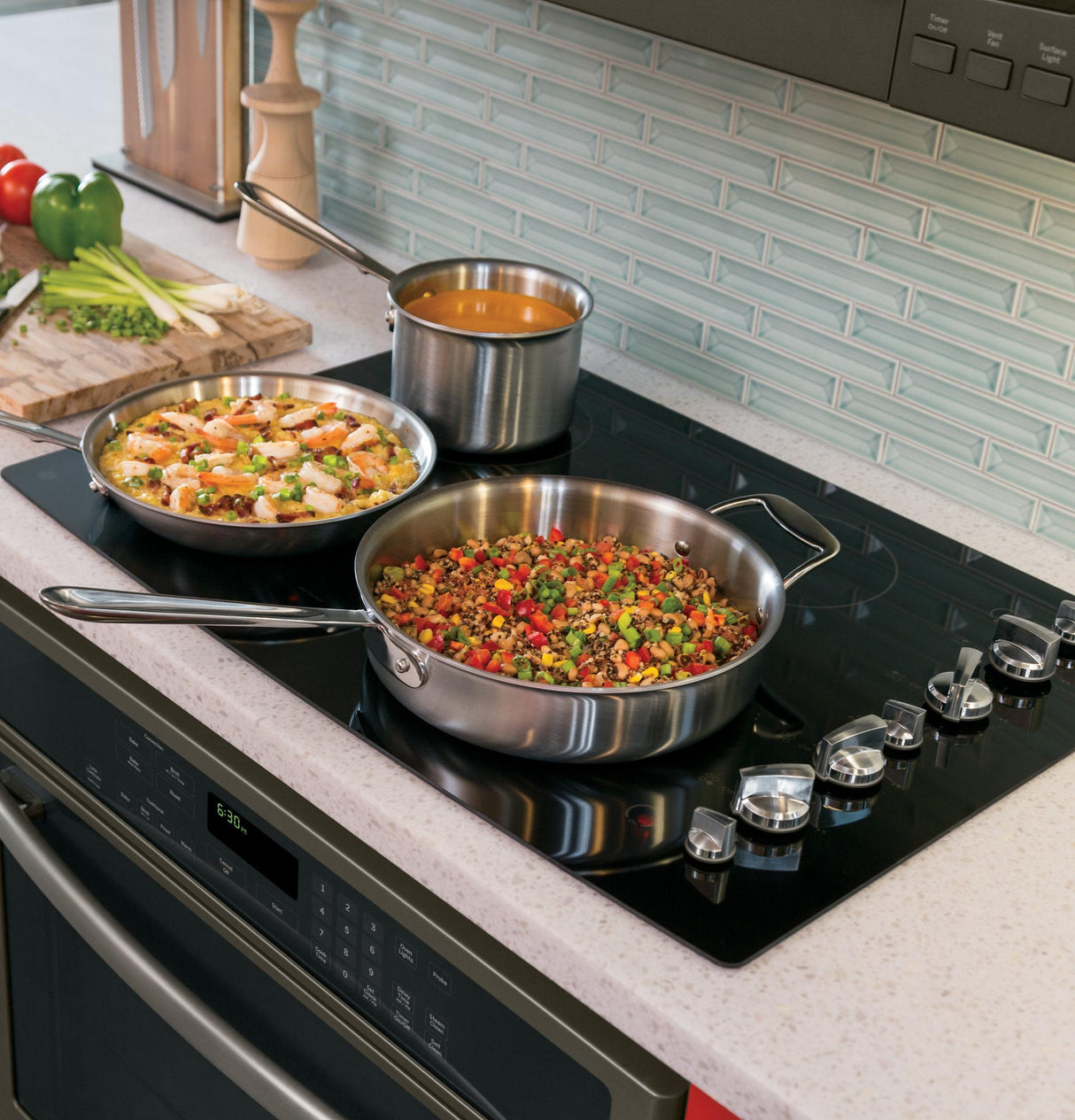 GE Profile™ Series 30" Built-In Single Convection Wall Oven
