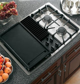 GE Profile™ Built-In Downdraft Gas Modular Cooktop