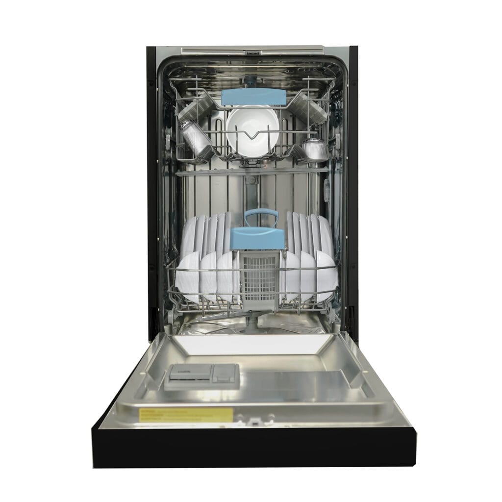 Danby 18" Wide Built-in Dishwasher in Black
