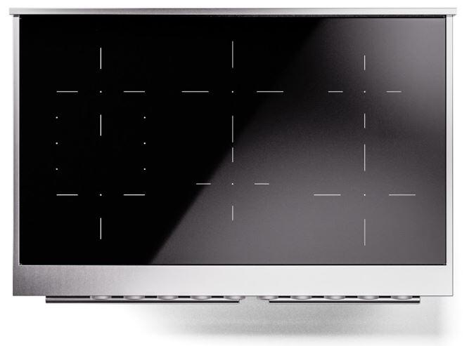 Professional Plus II 40 Inch Electric Freestanding Range in Glossy Black with Trim