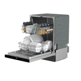 24 Inch Built-in Top Control Dishwasher With Pocket Handle - Stainless Steel