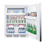 24" Wide Built-in Refrigerator-freezer, ADA Compliant