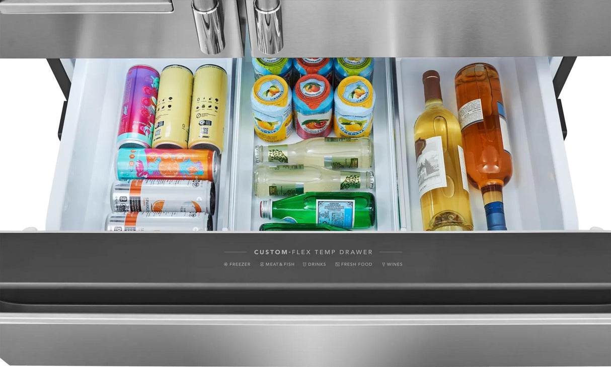 21 Cu. Ft. Counter-Depth 4-Door French Door Refrigerator