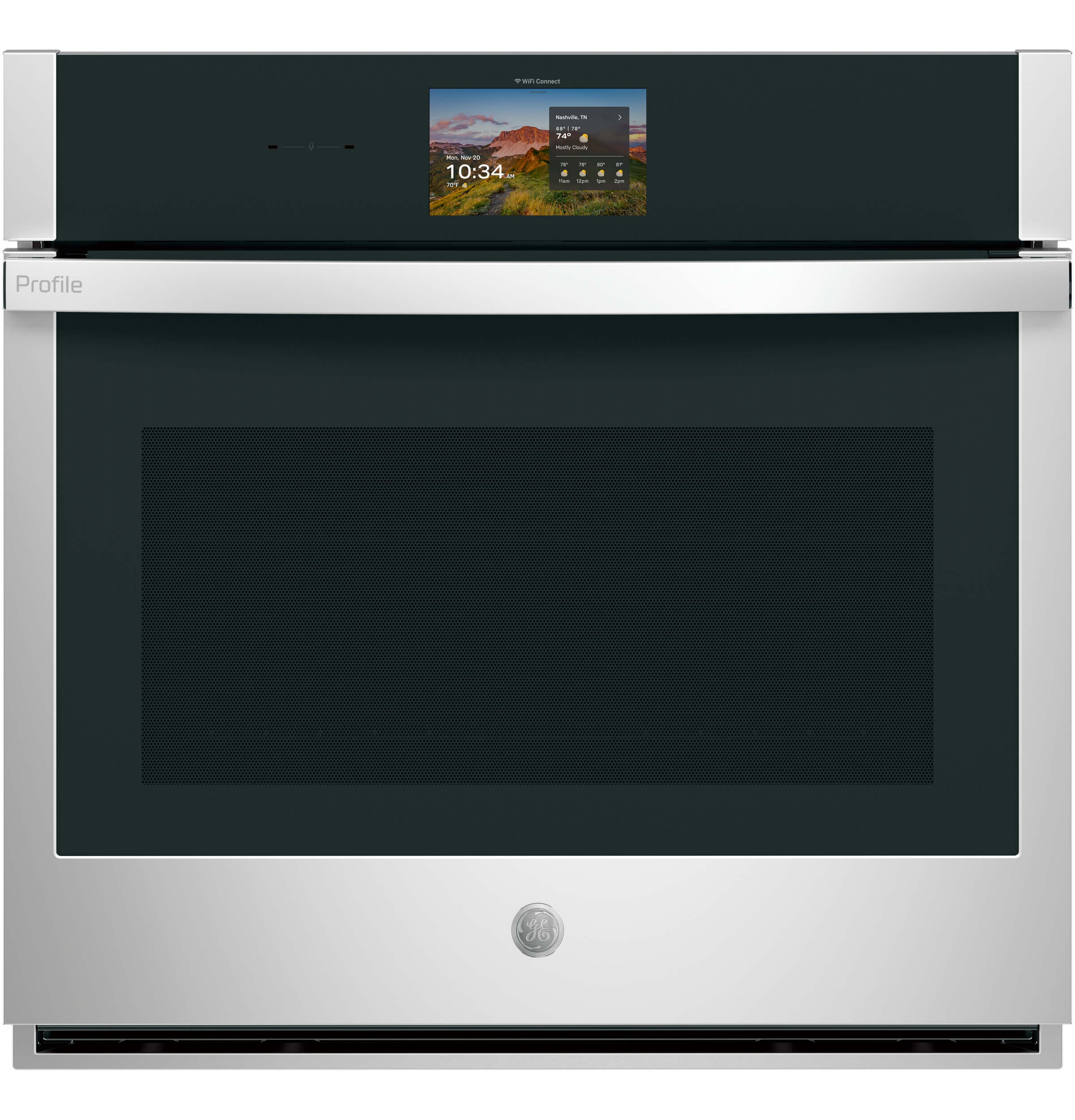GE Profile™ 30" Smart Built-In Convection Single Wall Oven with In-Oven Camera and No Preheat Air Fry