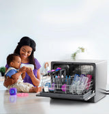 GE Profile™ ENERGY STAR® Smart Compact Dishwasher for Countertop or Built-In
