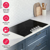 30" Electric Cooktop