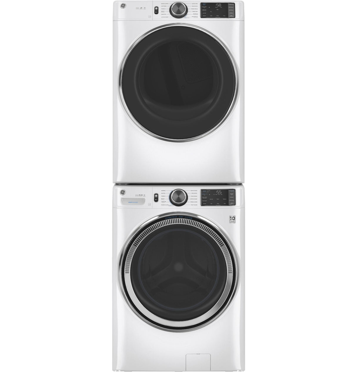 GE® ENERGY STAR® 7.8 cu. ft. Capacity Smart Front Load Gas Dryer with Steam and Sanitize Cycle