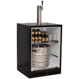 24-In Beverage Dispenser with Door Style - Stainless Steel, Door Swing - Right
