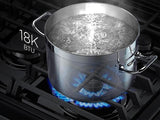 5.8 cu ft. Smart Freestanding Gas Range with Flex Duo™ & Dual Door in Black Stainless Steel