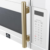 Forno Fornace 30-Inch Over the Range Convection Microwave, White - 1.5 cu.ft, 300 CFM Vent, Touch Control, LED Light