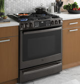 GE Profile™ 30" Smart Slide-In Front-Control Gas Range