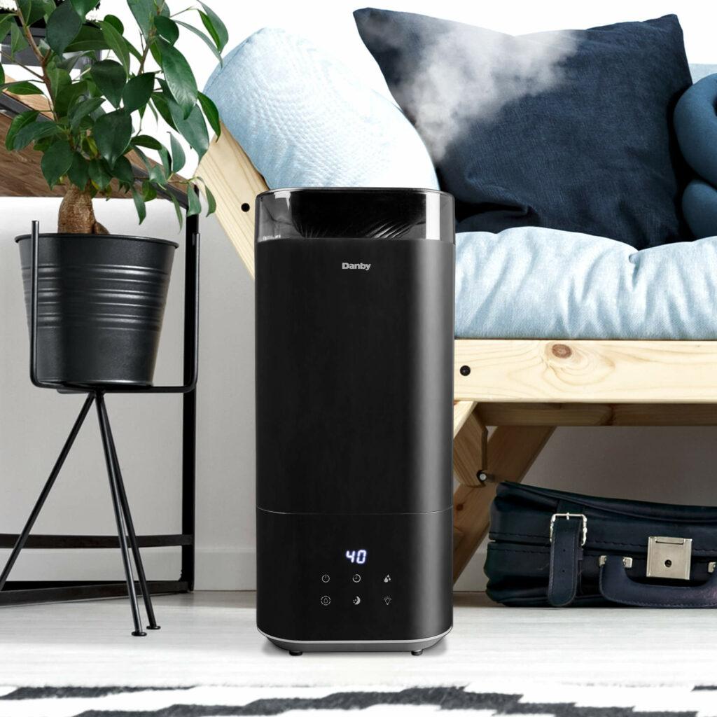 Danby 5L Ultrasonic Top Fill Humidifier in Black