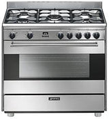 Free-Standing Dual Fuel Range, Approx 36", Stainless Steel
