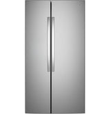 GE® 24.2 Cu. Ft. Counter-Depth Side-By-Side Refrigerator with Internal Dispenser and In-Door Icemaker