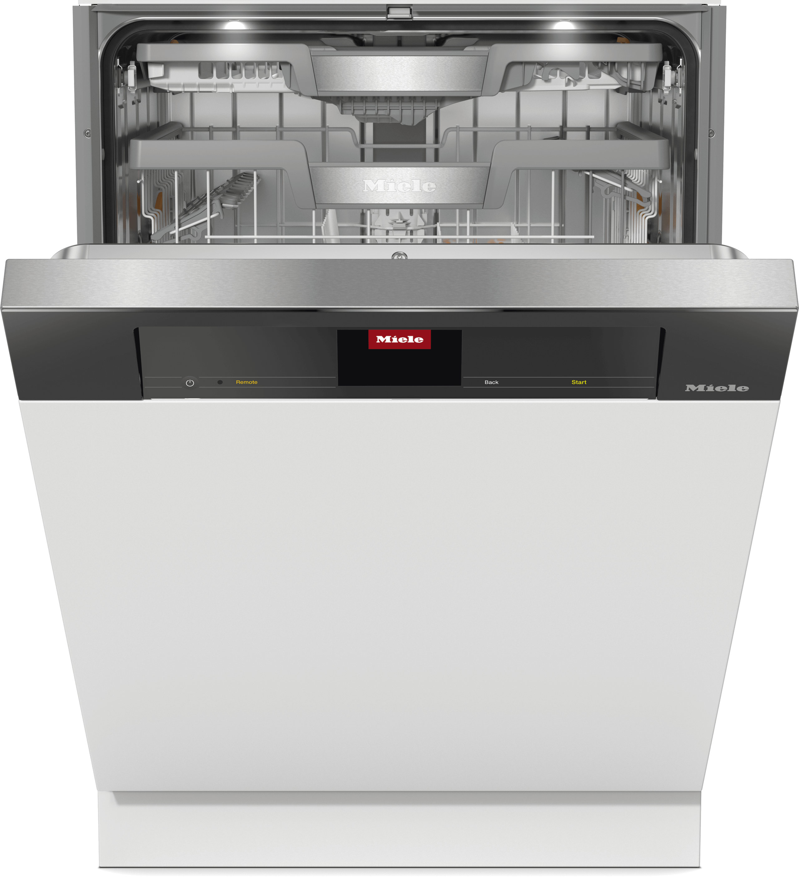 G 7936 SCi AutoDos Obsidian Black - Semi-integrated dishwasher - the Miele all-rounder for highest demands.