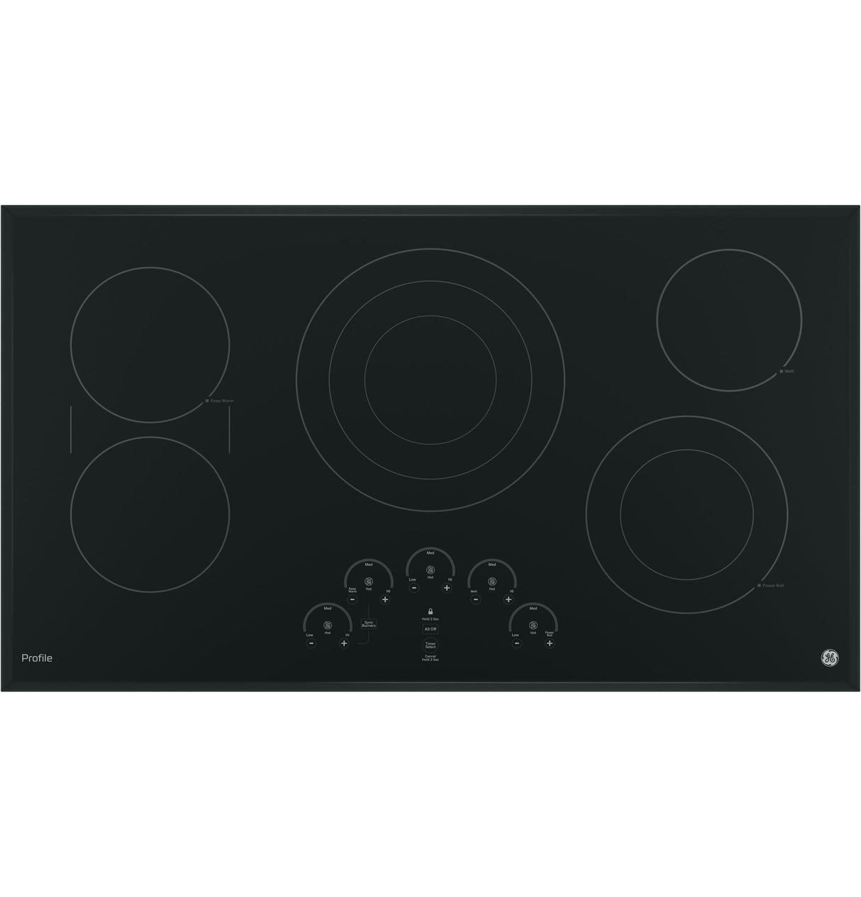 GE Profile™ 36" Built-In Touch Control Cooktop