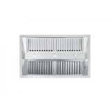 ZLINE Ducted Island Mount Range Hood Insert in Stainless Steel (824i)