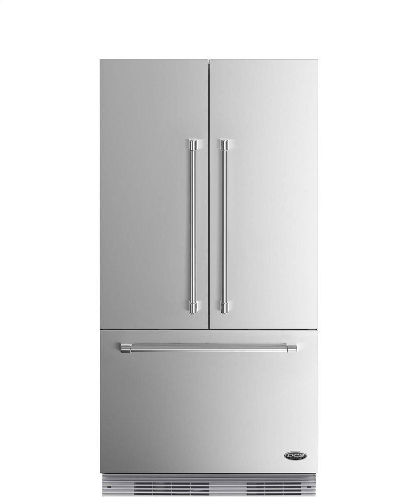 DCS Activesmart Refrigerator 36" Integrated French Door With Ice - 72" Tall