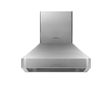 30" Chimney Wall Hood, Silver Stainless Steel
