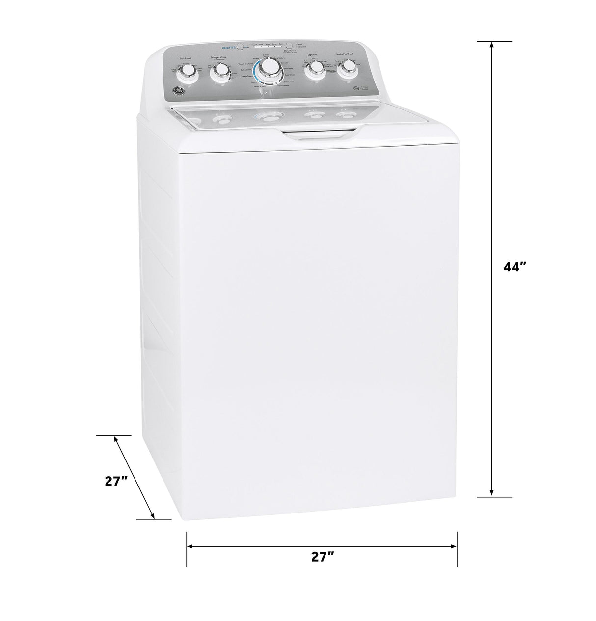 GE® ENERGY STAR® 4.6 cu. ft. Capacity Washer with Stainless Steel Basket