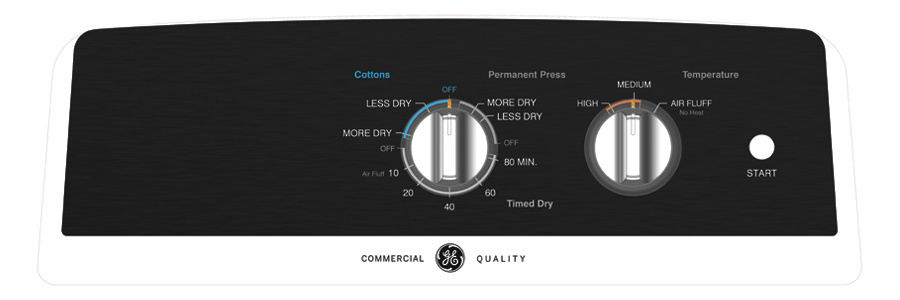 GE 6.2 cu. ft. Capacity Electric&#x00A0;Dryer&#x00A0;with Up To 120 ft. Venting&#x200B; and 5-yr Limited Warranty&#x200B;