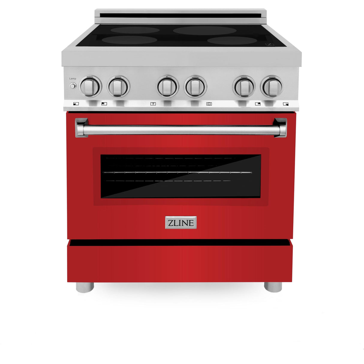 ZLINE 30" 4.0 cu. ft. Induction Range with a 4 Element Stove and Electric Oven in Stainless Steel (RAIND-30) [Color: DuraSnow®]