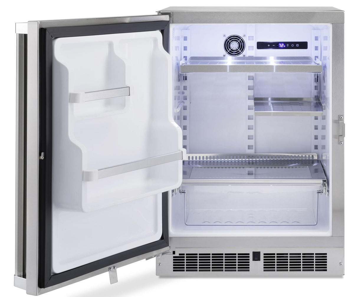 VRUO5241DRSS - 24" Solid Door Outdoor Undercounter Refrigerator