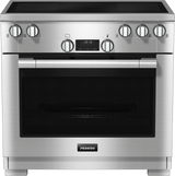 HR 1432-3 I - 36" Range Fully electric model with induction cooktop and DirectSelect controls