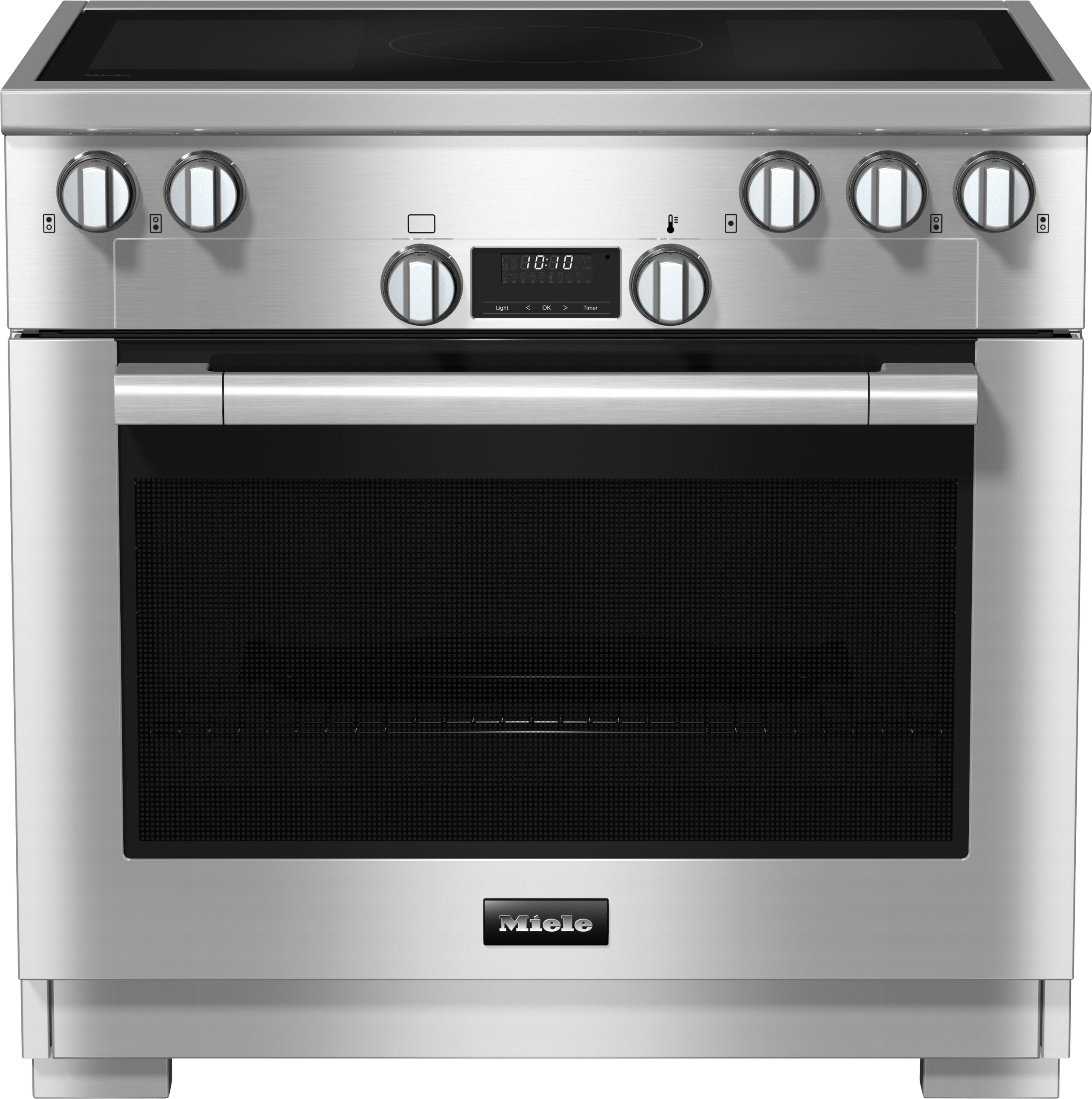 HR 1432-3 I - 36" Range Fully electric model with induction cooktop and DirectSelect controls