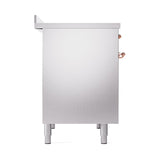 ILVE UNDI406QNMPSSP Nostalgie II Noblesse 40 inch Induction Range (Solid Door, Stainless Steel, Copper)