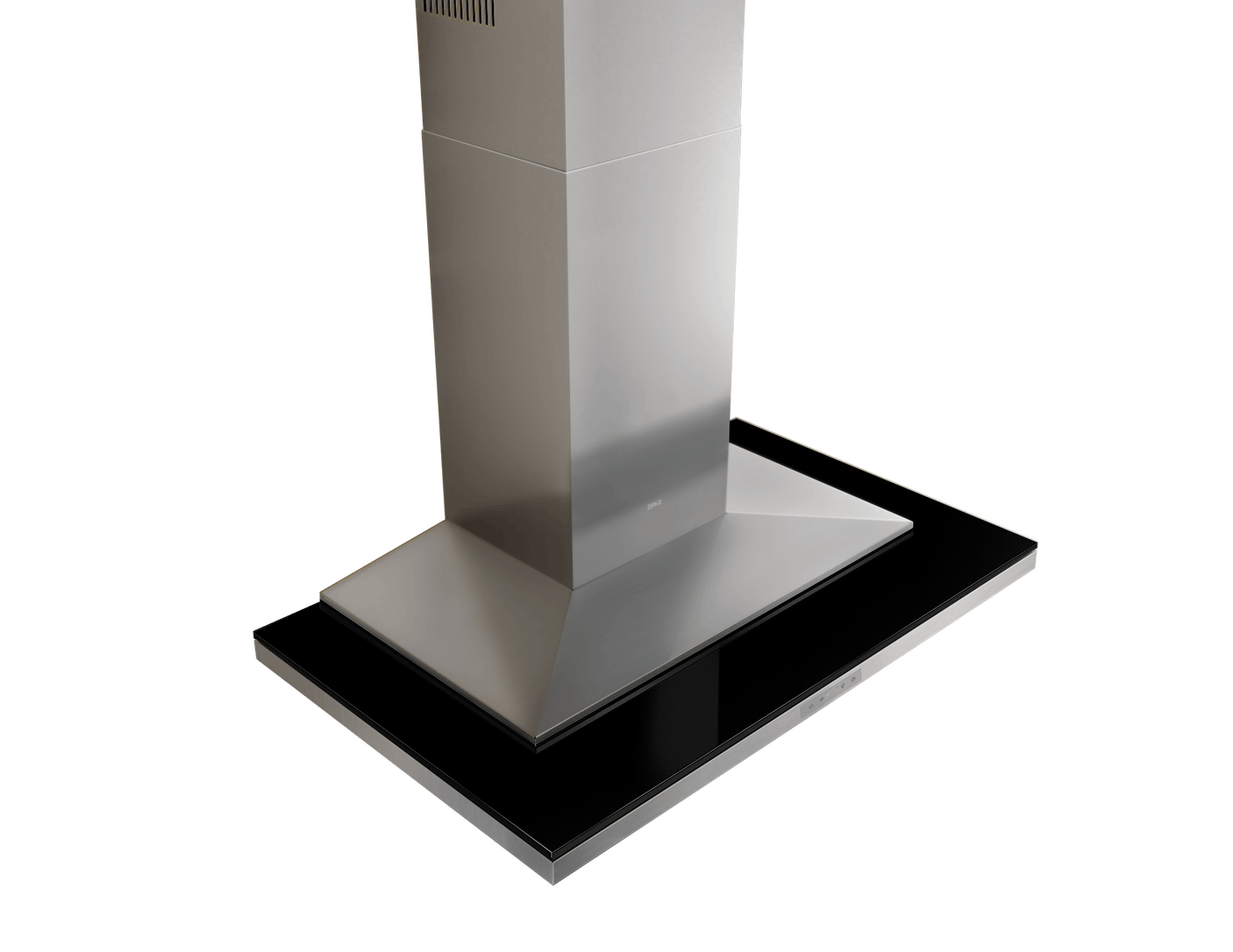 Layers, Wall, 42", SS/Blk Glass, LED, BODY ONLY