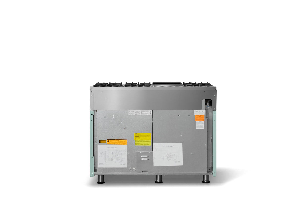 48"W. Dual Fuel Range (Burner: 6g, Finish: Splash, Trim: Polished Chrome, Fuel: Natural Gas)