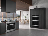 H 7870 BM Clean Touch Steel - 30" compact speed oven in a perfectly combinable design with automatic programs and roast probe.