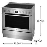 36" Induction Freestanding Range