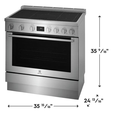 36" Induction Freestanding Range